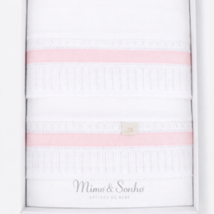 LENÇOL BERÇO NEXT2ME ALGODÃO «RENDA ROMA»