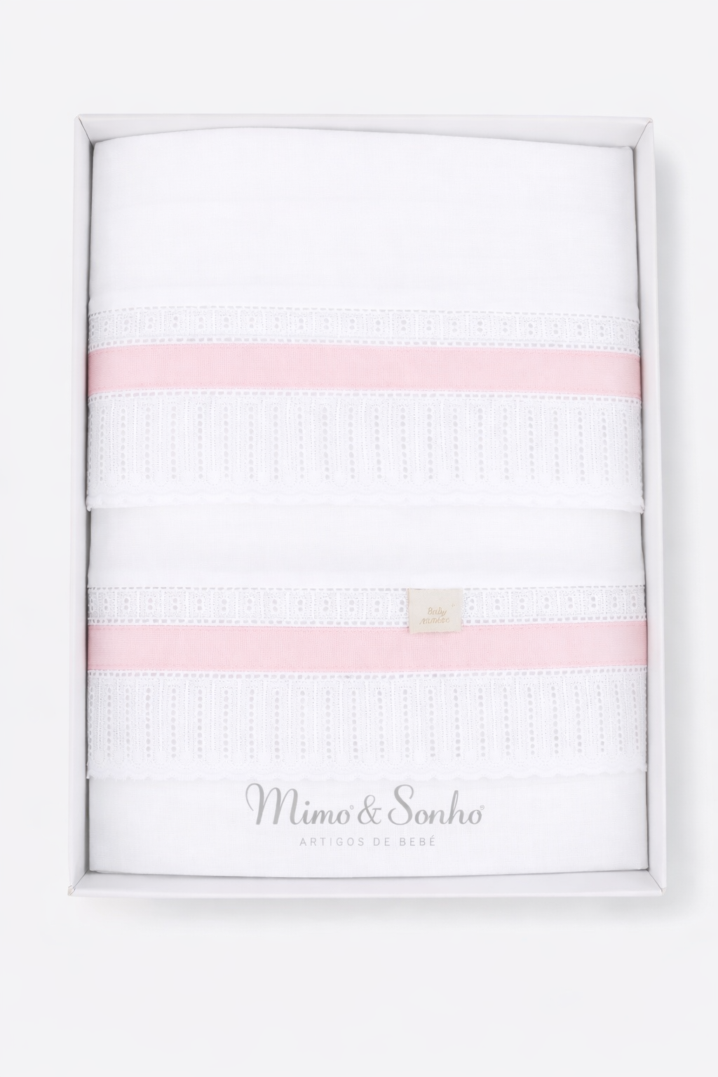 LENÇOL BERÇO NEXT2ME ALGODÃO «RENDA ROMA» - Image 2