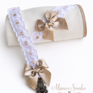 Conjunto Bebé 4 Peças C/ Renda