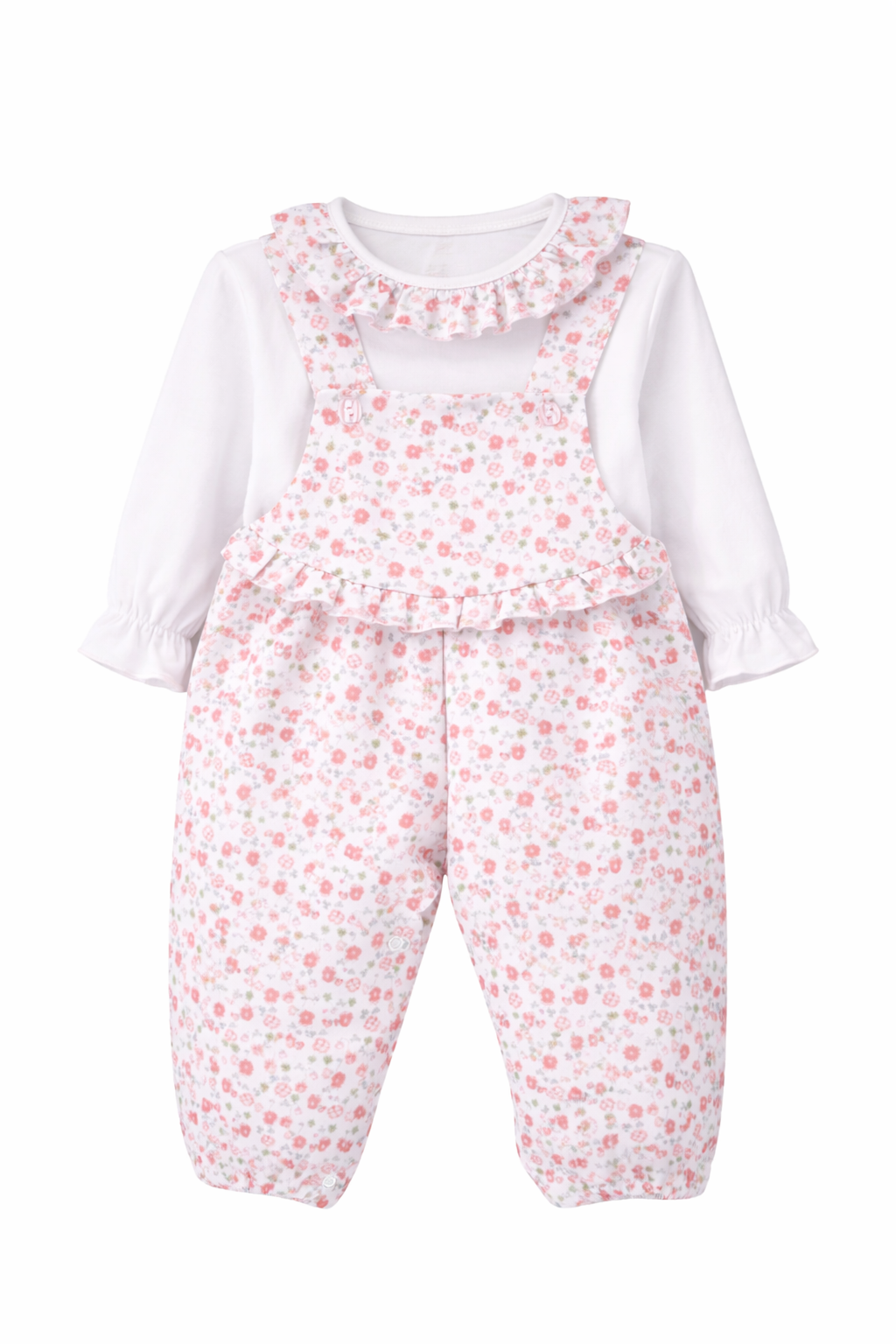 Jardineira Bebé Estampado Flores - Image 2