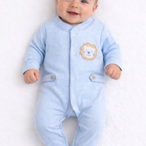 Babygrow Malha Algodão Menino Leão