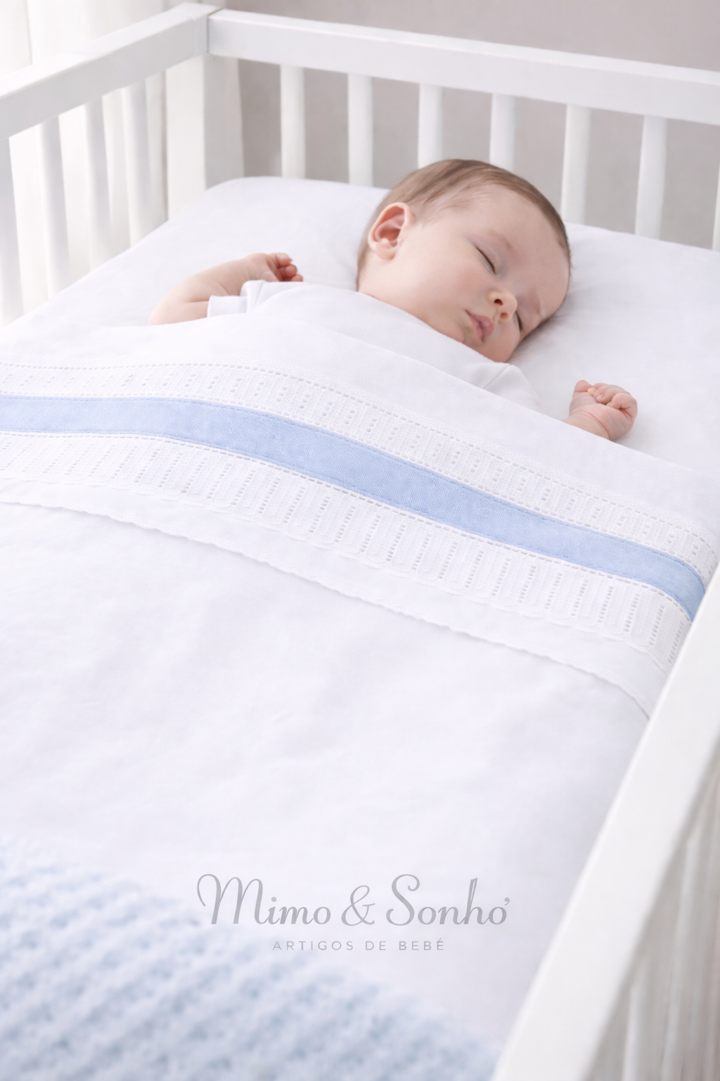 JOGO LENÇOL ALCOFA ALGODÃO «RENDA ROMA» - Image 3