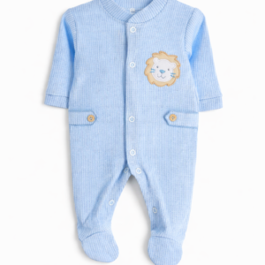 Babygrow Malha Algodão Menino Leão