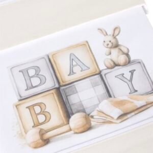 Jogo Lençóis Alcofa Bebé Estampado Algodão Cubos