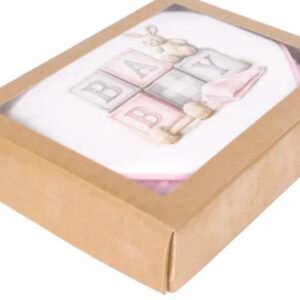 Manta Bebé Topitos Estampada Cubos