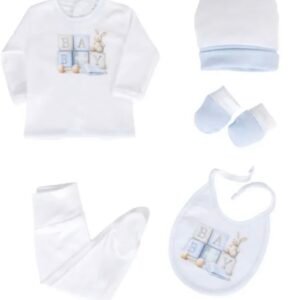 Conjunto Bebé Recém-Nascido Sem Carda 5 Peças Cubos