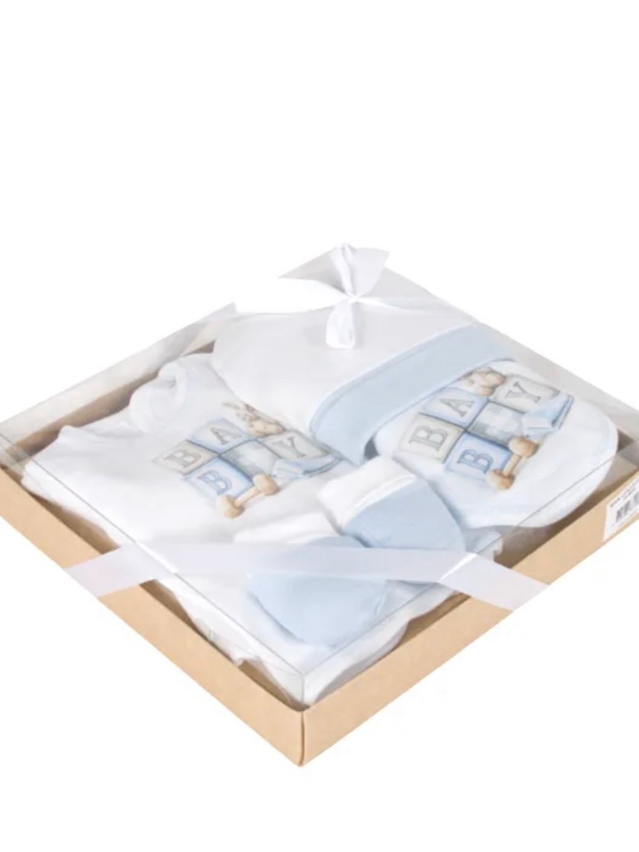 Conjunto Bebé Recém-Nascido Sem Carda 5 Peças Cubos - Image 2