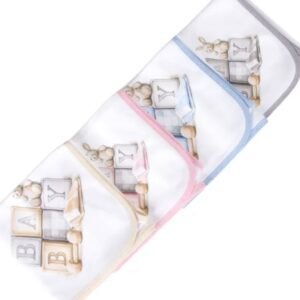 Fralda Estampada Cubos