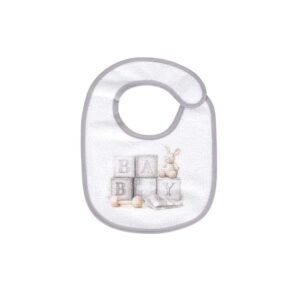 Babetes Plastificadas Estampadas Cubos