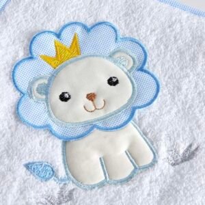 Toalha Bebé Bordada Rei Leão