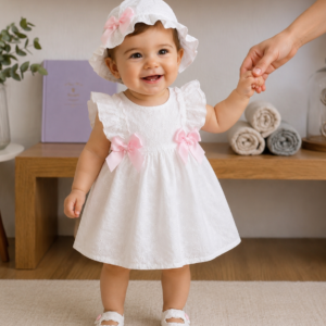 Vestido e chapéu